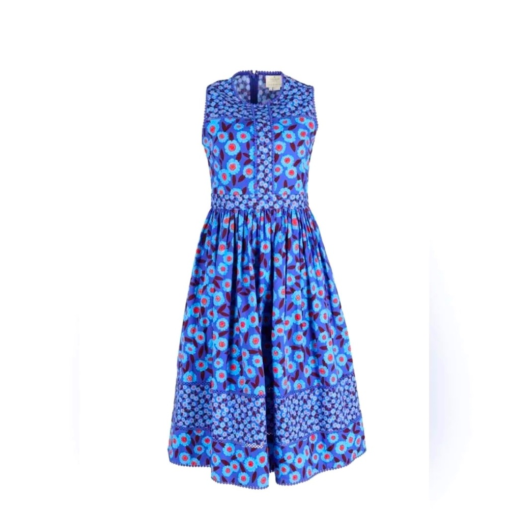 Kate Spade Tangier Floral Midi Dress sz 0